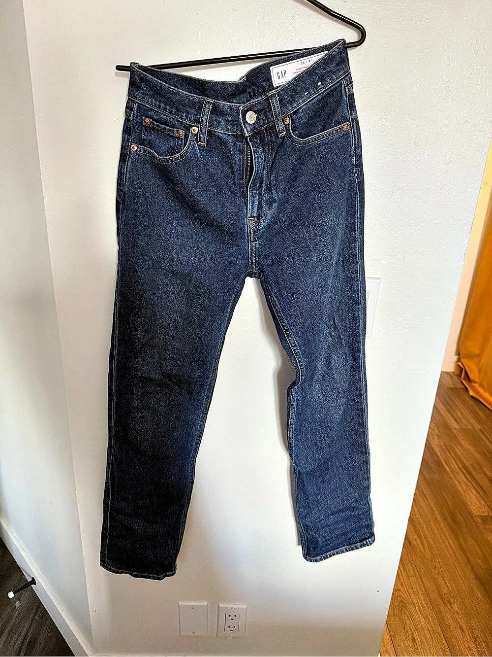 GAP '90s Straight High Rise Jeans - Picture 3 of 4